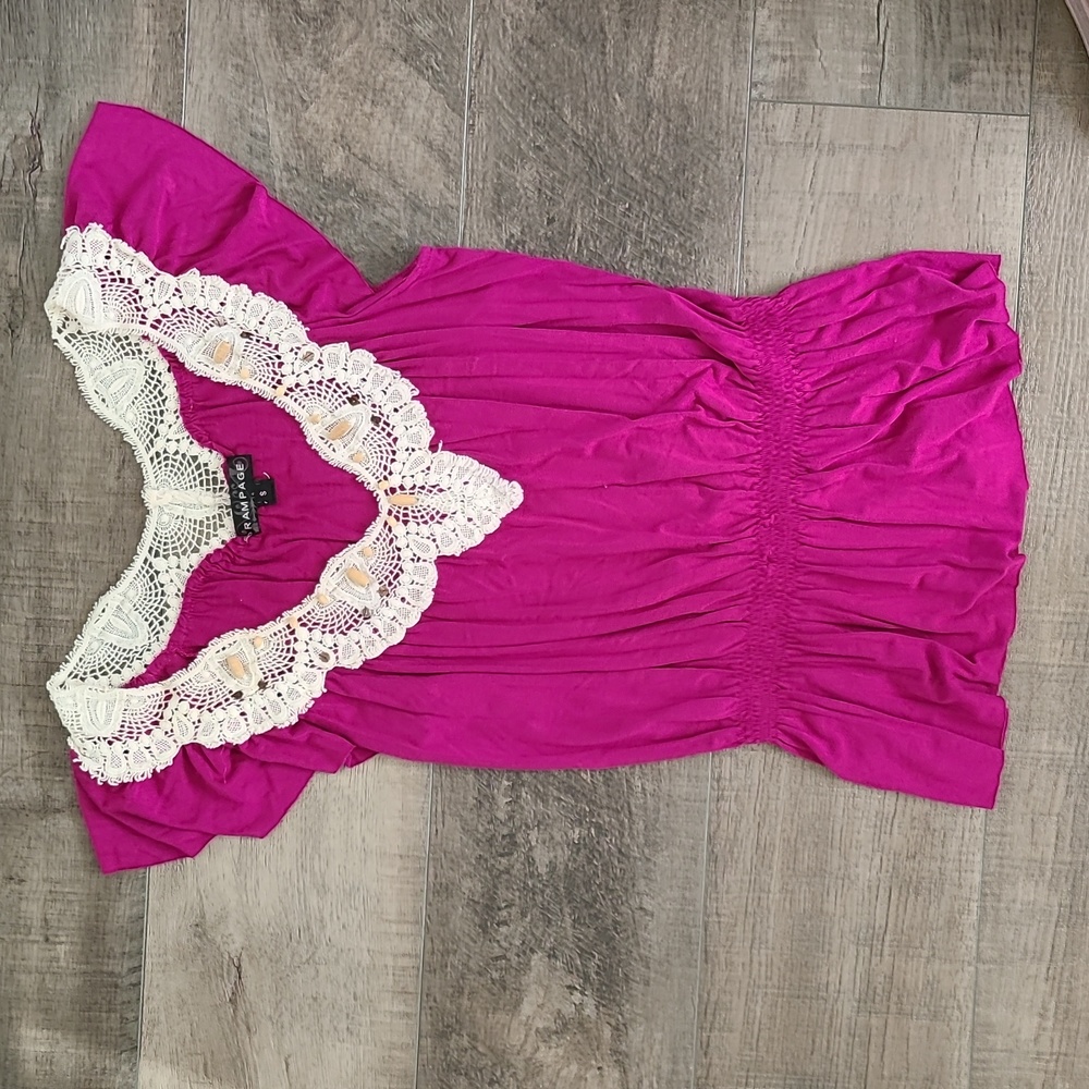 Rampage Magenta Blouse